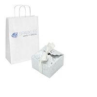 Sparkles Make It Special 100-pcs Medium Ribbon Favor Candy Boxes Wedding Gift Candy Boxes Silver