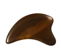 XIAONINGMENG Scratch Massage Tool, 5A Natural Meteorite Scraper Body Facial Muscle Scraper, Guasha Massage Tool for Physical Therapy Massage Tools (Color : Brown, Size : 9 * 6 * 1cm)