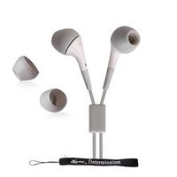 eBigValue: White Crystal Clear HD Noise Filter Earbuds Earphones Headphones (3.5mm Jack)