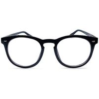 Brooklyn Large Oval Bifocal Reading Glasses Set (Midnight Black, 2.75)