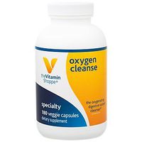 The Vitamin Shoppe Oxygen Cleanse, The Oxygenating Digestive System Cleanser with Magnesium and Potassium (180 Veggie Capsules)