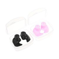 Cosmos 2 Pairs Waterproof Soft Silicone Spiral Ear Plugs for Swimming or Sleeping, Ear Protector