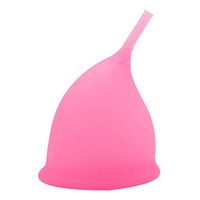 Asdf586io Sex Care, Women U-Shape Soft Silicone Reusable Month Period Menstrual Cup Feminine Hygiene - Pink L