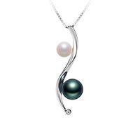 Elida Multicolor 5-8mm AA Quality Freshwater 925 Sterling Silver Cultured Pearl Pendant For Women