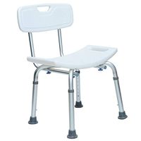 Heavy Duty Shower Chair for Handicap, Disabled, Seniors & Elderly Adjustable Height Bath and Shower Chair Seat Supports up to 300 lbs