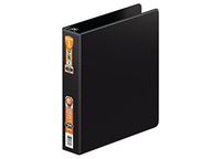Wilson Jones Heavy Duty No-Gap Round Ring Binder, 1.5 Inch Capacity, Letter Size, Black (W364-34NBPP)