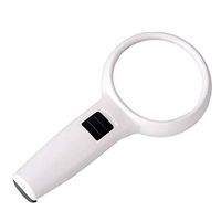 LED Light Magnifier Glass, 30X Handheld Child Elderly Magnifying Glass, Jewelry Repair, Watch Repair, View Map, Identification Stamp
