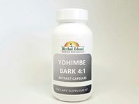 Yohimbe Bark Extract 4:1 Capsules - 120 Count 500mg Each