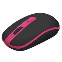 Approx APPWMVBP Wireless Optical Mouse, 800-1600 DPI, Nano USB, Black & Pink
