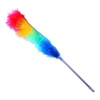 wu-brush Kitchen + Home Large Static Duster Bonus Extension Pole - Electrostatic Feather Duster attracts dust Like a Magnet!