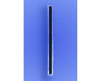 Wow Plastics Inc. Jumbo Straw 7.75" - Celo Wrapped - Black - 24/500 (12,000/Case)