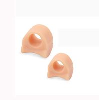 Weite Bunion Corrector, 1 Pair Toe Separators and Toe Streightener for Relaxing Toes, Bunion Relief, Hammer Toe, Durable Foot Care Tool,for Women Men (Beige, Large)