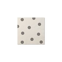 Sophistiplate 08Pua3 Pois Disposable 3-Ply Paper Dinner Napkins, Silver Polka Dot (Pack of 60)