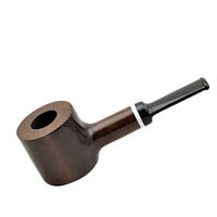 HAMMER no. 62 straight poker brown smooth pearwood tobacco smoking pipe by Mr. Brog (Poland)