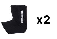 Mueller Sports Medicine Compression Elbow Support Sleeve Brace Medium 2-Pack