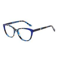 OCCI CHIARI Progressive Multifocus Women Square Reading Glasses Anti Blue Light Reader Spring Hinges(w-red,+1.0)