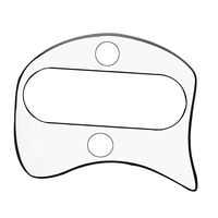 Guasha Massage Tools,Medical Grade Stainless Steel Scraping Tool for Soft Tissue Scraping Massage Tool, Physical Therapy Stuff,Used for Back, Legs, Arms,Neck,Shoulder .(A)