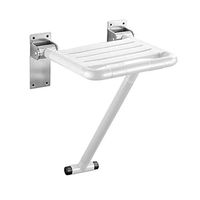 XH Non-Slip Foldable Bath Chair 300lb, White 304 Stainless Steel Elderly Postoperative Staff Pregnant Women Disabled, Bathroom Shower Chair Bath Bench