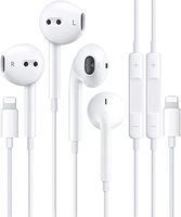 2 Pack-Apple Headphones Wired Earbuds with Lightning Connector Earphones with Built-in Microphone & Volume Control [Apple MFi Certified] Compatible with iPhone 13/12/11/XR/XS/X/8/7/SE