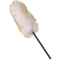 Extendable Duster Telescopic with Wool Head Removable and Machine Washable Perfect for Office/Home/Car
