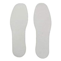 2 Pairs Wool Felt Insoles Cozy Premium Thick Work Insoles for Men Women Soft Breathable Sweatproof Durable Tailorable Shoes Insoles Washable Safety Footwear