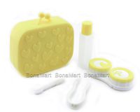 BONAMART Cute Travel Contact Lens Case Kit Holder Mirror Box