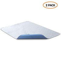 Bedecor Incontinence Pad/Underpad Quilted Waterproof with Highly Absorbent, Washable Protector for Children or Adults with Incontinence -34"x52"(2 Pack)