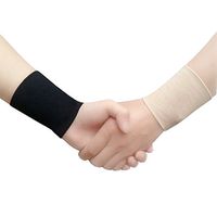 ROSENICE Wrist Support Brace Wrist Bands Protector Wrist Guards Wrist Wrap 2pcs(Black)