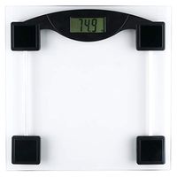 New Digital Body Weight Bathroom Scale with Tempered Glass, Large LCD Display, Step-On Technology, 400 pounds