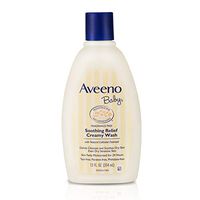 Aveeno Baby Soothing Relief Creamy Wash with Natural Oatmeal for Dry, Sensitive Skin, 12 fl. oz