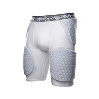 McDavid Hex Short with Contoured Wrap Around Thigh, XX-Large, White