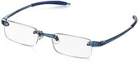 Visualites 1 Sky Blue 1.25 Rectangle Reading Glasses