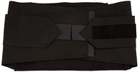 Sammons Preston Lumbosacral Support with Insert Pocket, X-Small, Black, All-Elastic Comfort Abdominal Wrap with Double Pull Side Panels for Added Support, Lower Back & Lumbar Region Stabilization