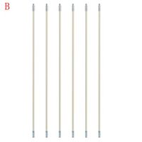 Tuscom Dryer Cleaning Brush Extension Rods Extends Up to 16 Feet Synthetic Brush Head Extender Rods - Dryer Replacement Parts (6 Pieces)