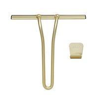 E.Palace All-Purpose Squeegee for Shower, Window, Car Glass and Kitchen with 3M Hook (Gold)