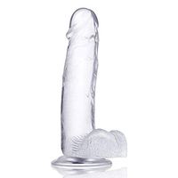 9 Inch Soft Silicone Lifelike Play-Ďîldɔ'Š Massager with Strong Base Cup Real Feel Toy