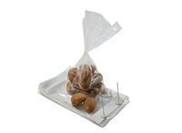 8" x 22" x 1 mil Clear Plastic Polypropylene Wicketed Bags with 3" Bottom Gusset (4 wickets, 250 Bags/Wicket)