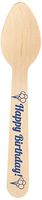 Perfect Stix 110 Happy Birthday Printed Ice Cream 4 1/2" Spoons, Assorted (Pack of 24)