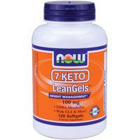 7-KETO LeanGels, 100 mg, 120 Softgels by Now Foods (Pack of 4)