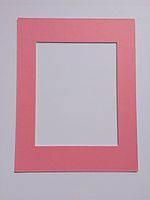 16x20 Bubble Gum Pink Picture Mat Cut for a 11x14 Picture