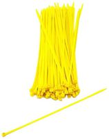 Mutual Industries 14970-41-7 Multi-Purpose Locking Ties, 7", Yellow (Pack of 100)