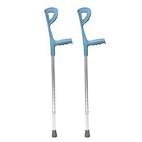 cane Anti-Skid Aluminum Walker Arm Crutches Adjustable Height Lightweight Durable with Ergonomic Grips Post Injury or Surgery Support for Men Women and Teens,B