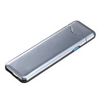 Aoukey Arc Lighter USB Rechargeable Electric Lighters Windproof Flameless Plasma Electronic Smoking Tools Windproof USB Electronic Fingerprint Sensor Touch Charging Double Sided Point Lighter