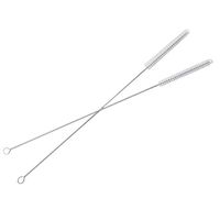 Huji Stainless Steel Straws Cleaning Brush Perfect for Reusable Tumbler Straws (Quantity 2)