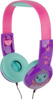 Hatchimals HP2-03706 Kid Safe On-Ear Headphones W/Volume Limiter by Sakar, Adjustable Headband, Comfortable Ear Cups, Great Audio, Kids Safe Technology, Pink Green