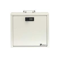 MMF Industries Med-Master Standard Steel Locking Medication Case, Platinum (201906106)