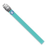 Sport Medical Alert Bracelet - Replacement Band and Clasp (Teal)
