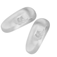 100 Pairs Wholesale Soft Air Chamber Silicone Screw in Nose Pads Nosepads for Sensitive Skin