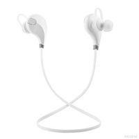 Toysdone Wireless Headphones Stereo Earbuds Wireless Sport Earphones for Running with Mic (6 Hours Play Time, Bluetooth 4.0, IPX4 Sweatproof, Secure Ear Hooks Design) White