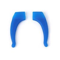 jackyee Silicone Non-Slip Glasses Ear Holder - Dark Blue Glasses Ear Holder Anti Slip Kids Fix Tip Silicone Grips Eyeglasses Hooks Temple